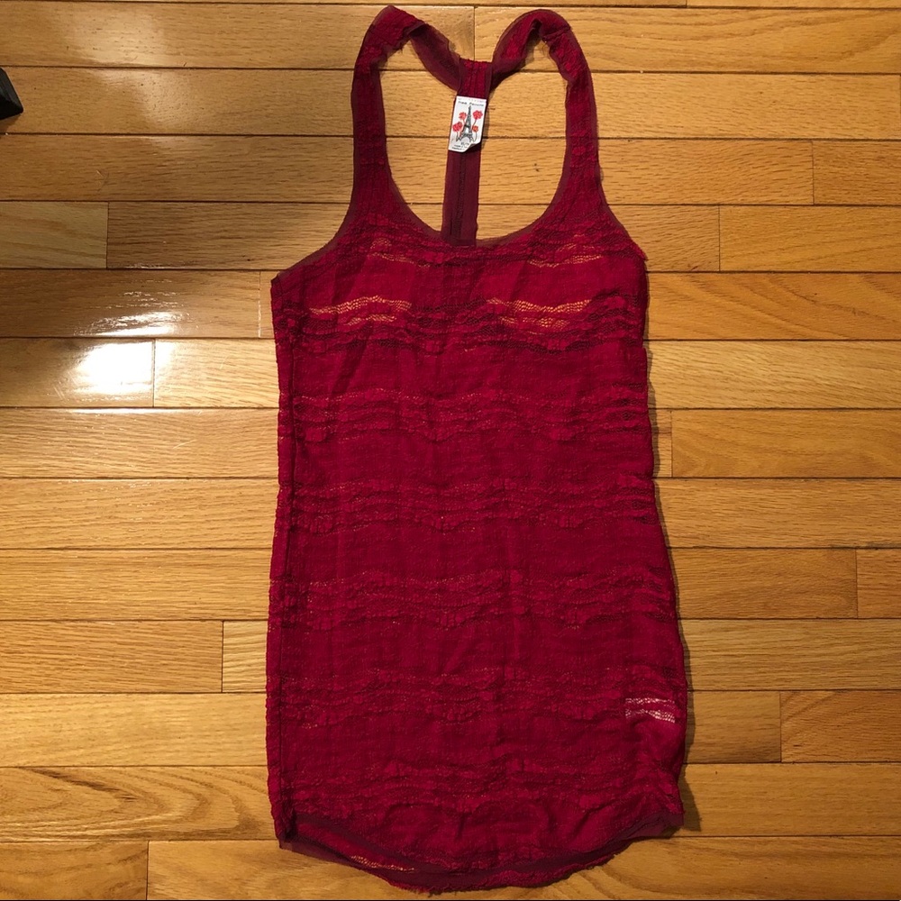 Red Tank Top from Free People